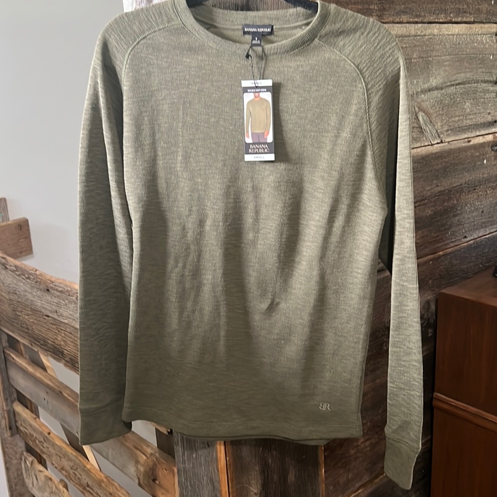 Banana republic long sleeve crew